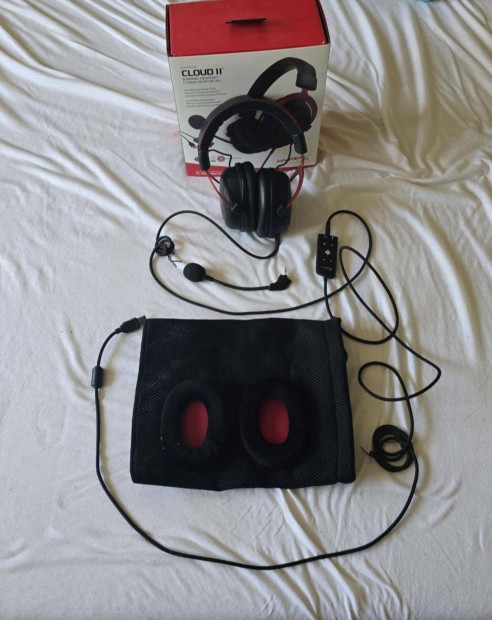 Hyperx Cloud 2 Piros fejhallgató