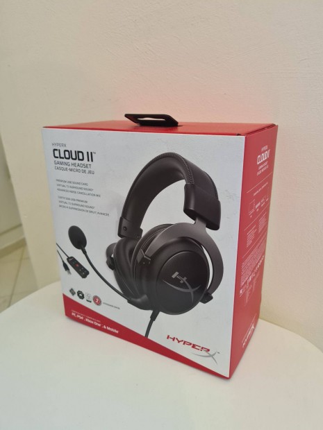 Hyperx Cloud 2 gamer fejhallgat