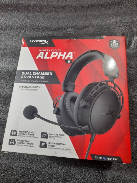 Hyperx Cloud Alpha S Fejhallgat (Vezetkes)