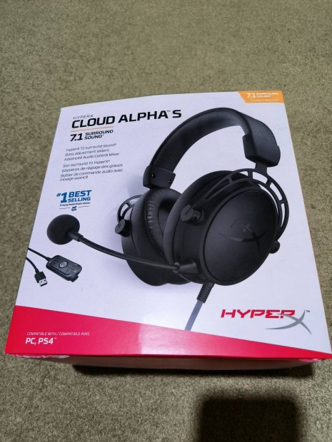 Hyperx Cloud Alpha S  gamer fejhallgat 