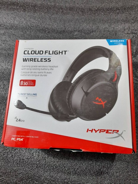 Hyperx Cloud Flight Red Fejhallgat (Vezetk nlkli)