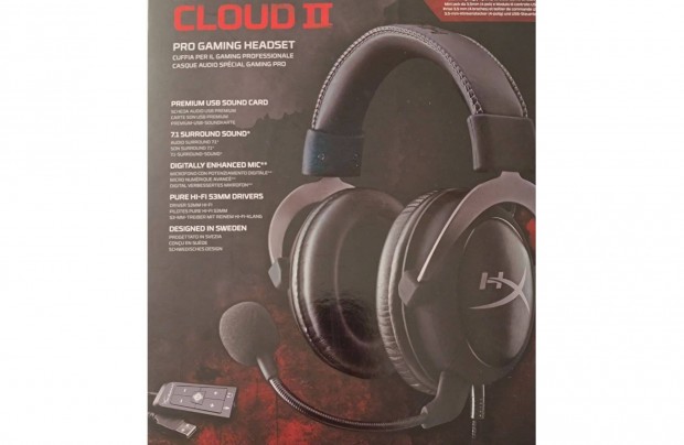 Hyperx Cloud II fejhallgat