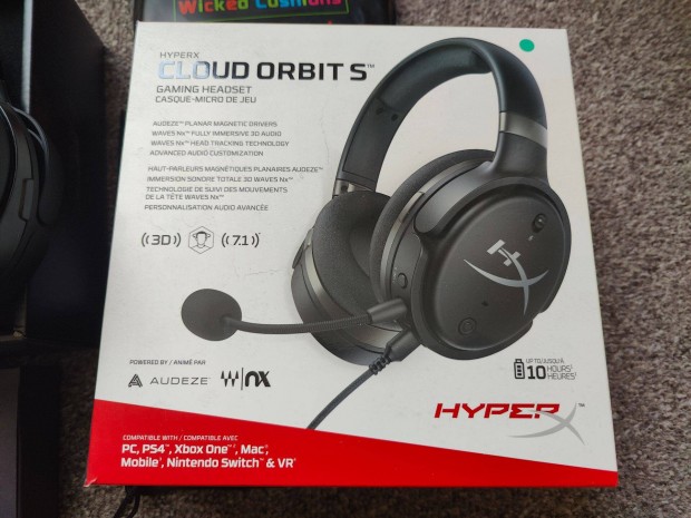 Hyperx Cloud orbit S 3d gamer fejhallgat /Audeze