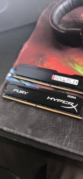 Hyperx Fury 2x8gb DDR4 ram
