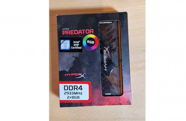 Hyperx Predator 16GB (2x8GB) DDR4 2933MHz RAM(memria) RGB