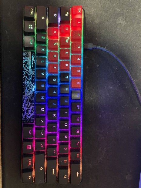 Hyperx alloy origins 60 os mechanicus billentyzet red switch