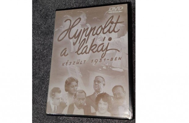 Hyppolit, a lakj DVD (1931) Karcmentes lemez