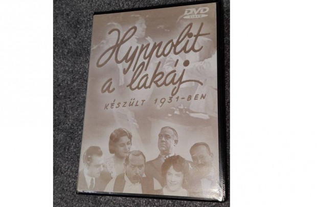Hyppolit, a lakj DVD (1931) Karcmentes lemez