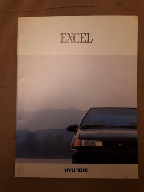 Hyundai Excel autkatalgus, angol 1986
