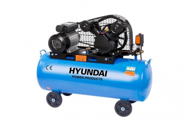Hyundai Hyd-100L/V2 Olajos Kompresszor, 8 bar