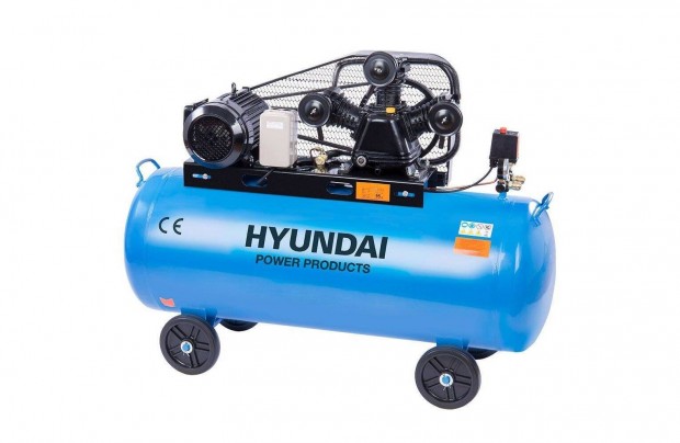 Hyundai Hyd-100L/V3F Olajos kompresszor, 380V/3000W, 10 bar