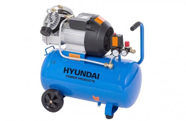 Hyundai Hyd-50L/V2 Olajos kompresszor, 2200 W, 10 bar 109 990 Ft 1 db