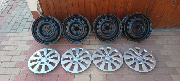 Hyundai,Kia gyri lemezfelni + Tpms szenzor 6Jx15h2 ET46