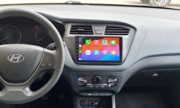 Hyundai i20 Carplay Android Multimdia GPS Rdi Tolatkamerval