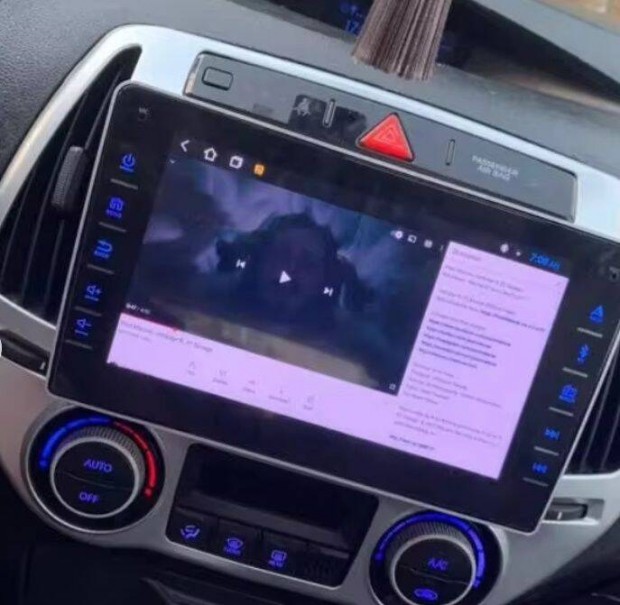 Hyundai i20 Carplay Multimdia Android GPS Rdi Tolatkamerval