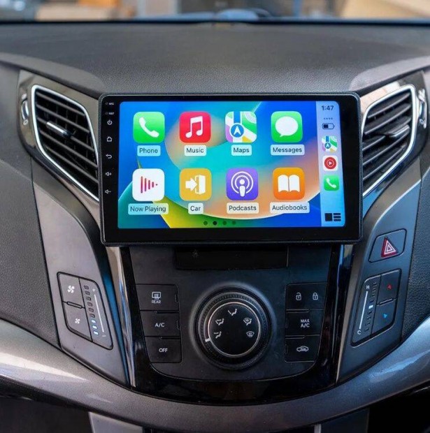 Hyundai i40 Carplay Multimédia Android GPS Rádió Tolatókamerával
