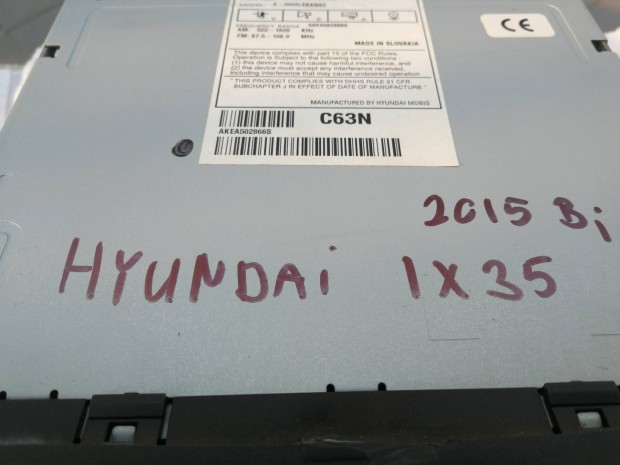 Hyundai ix35 gyári rádió cd eladó