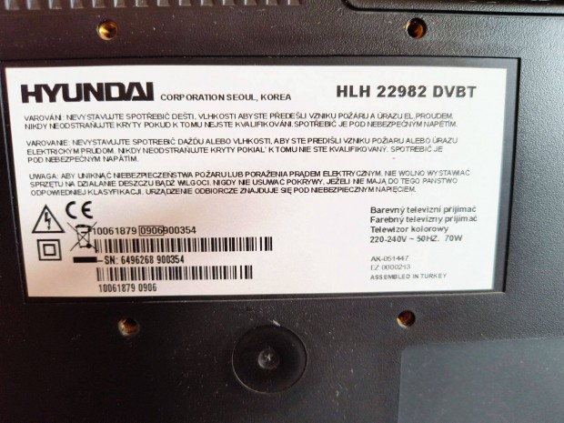 Hyundai monitor -tv 22-es