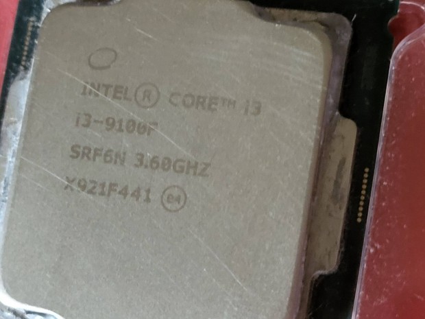 I3 9100F processzor / 4 mag / lga1151 v2