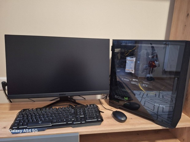 I5 10gen,rtx 3060 12gb,32gb ram,gamer pc monitorral elad