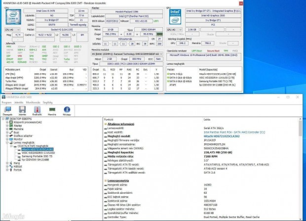 I5 3470 3200 mhz x4 frisen telepitve windows 7 frofisional 64 bites