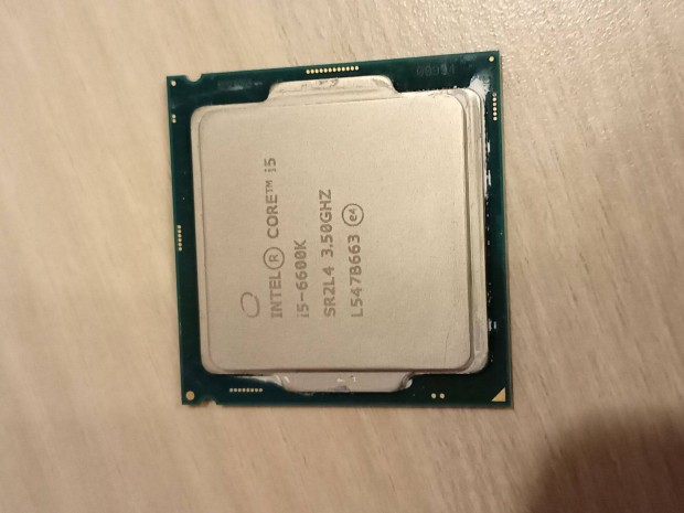 I5 6600K Processzo + ht