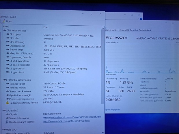 I5-760 processzor (1156)