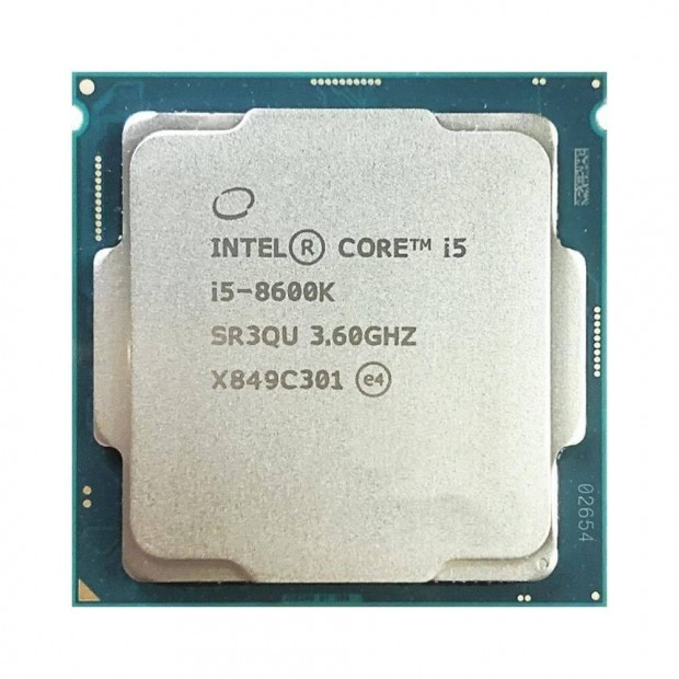 I5-8600K processzor