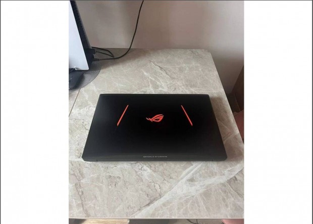 I7-es Asus rog gaming laptop elad Geforce Gtx 1060 6GB