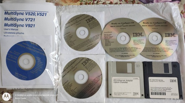 IBM  NEC  j bontatlan eredeti csomagolsu'   tartozkok 