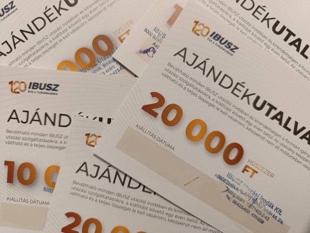 IBUSZ utazsi utalvny