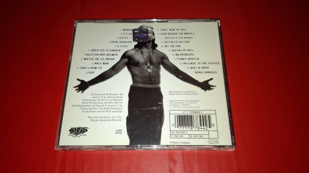 ICE-T Home invasion Cd 1993 Holland