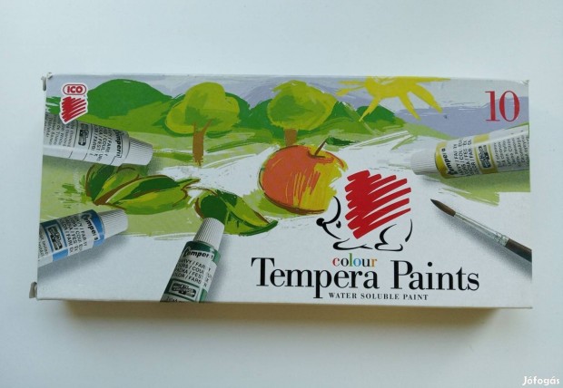 ICO tempera 10 színű. Bontatlan, új. Kiváló ajándék. Bolti ár 2200 Ft