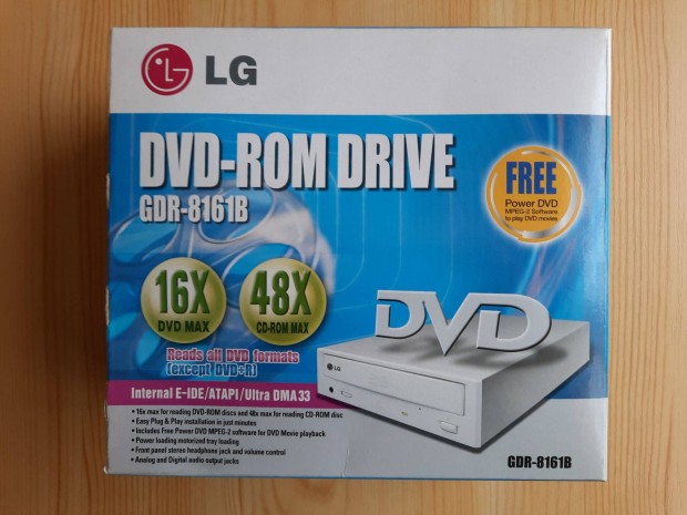 IDE LG DVD-ROM meghajt DRD-8160B + Powerdvd