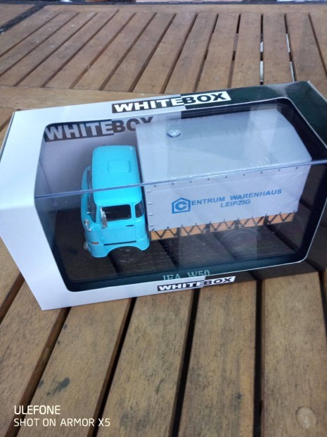 IFA W50 teherautó 1/43 Whitebox Új !!! Limitált példány !!!