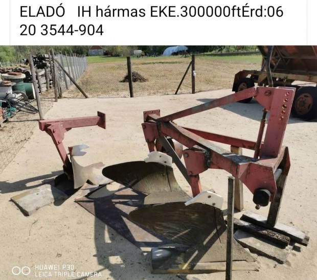 IH hármas eke eladó