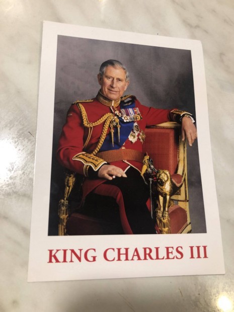 III. Kroly Charles angol kirly kpeslap