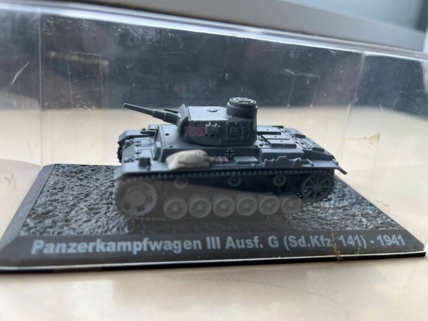 II. VH. nmet Panzer-III. harckocsi makett