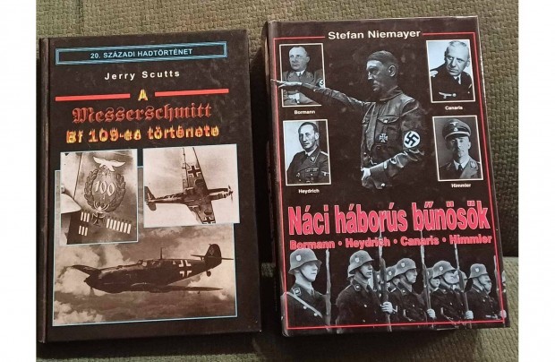 II. világháborús témájú könyvek 2 db