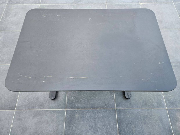IKEA Bekant 120x80-as fekete rasztal (szmtgp asztal)