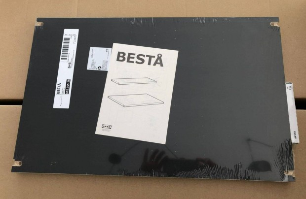 IKEA Besta szekrny polc fekete 56 x 36 cm