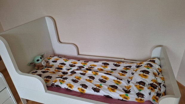 IKEA Busunge gyerekgy babagy hosszabbthat matraccal kompletten