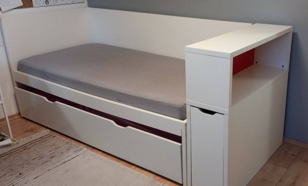 IKEA Flaxa kihzhat gy matracokkal s polcos szekrnnyel egytt
