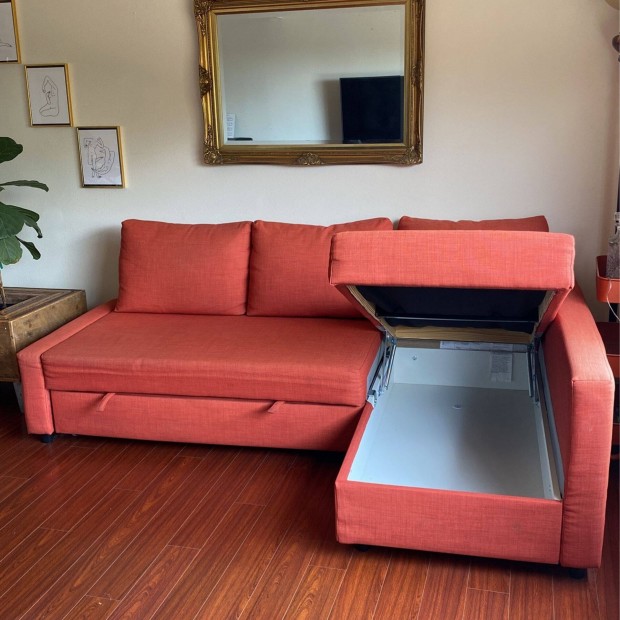 IKEA Friheten - Sarokkanap� t�rol�val, Kanap�