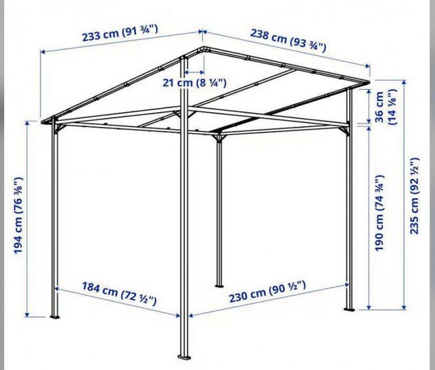 IKEA Gunnn Pavilon Vz (Csak Vz) Elad 2DB