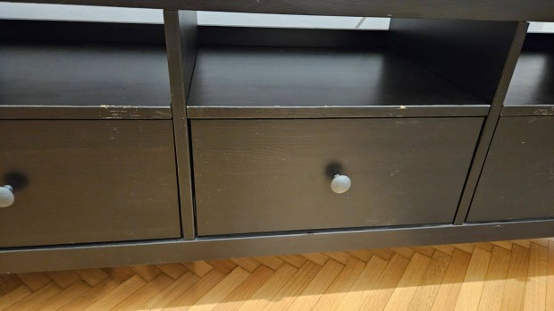 IKEA Hemnes TV-llvny, fekete-barna sznben