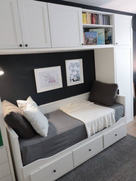 IKEA Hemnes kihzhat kanapgy, 2 db Ceriflex Classic Hard matraccal