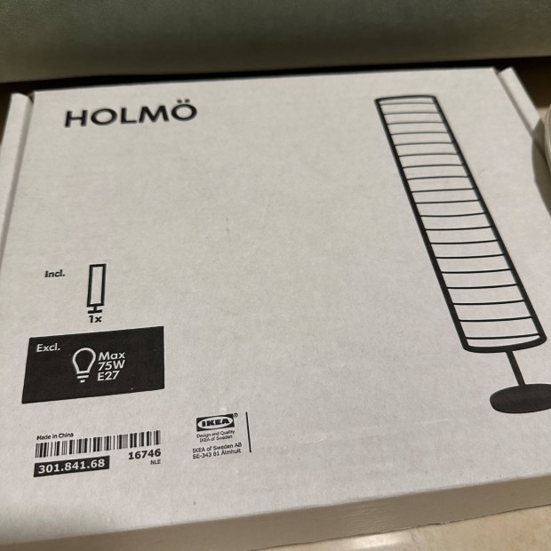 IKEA Holm lllmpa elad, jformn j, dobozos, hibtlan, LED izz