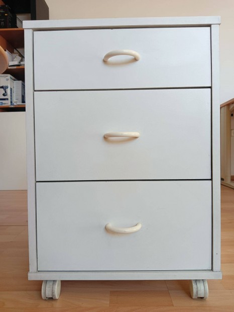 IKEA Irodai kont�ner 3 fi�kos, feh�r, t�bb darab Sz�-40xma-60xm�-50cm