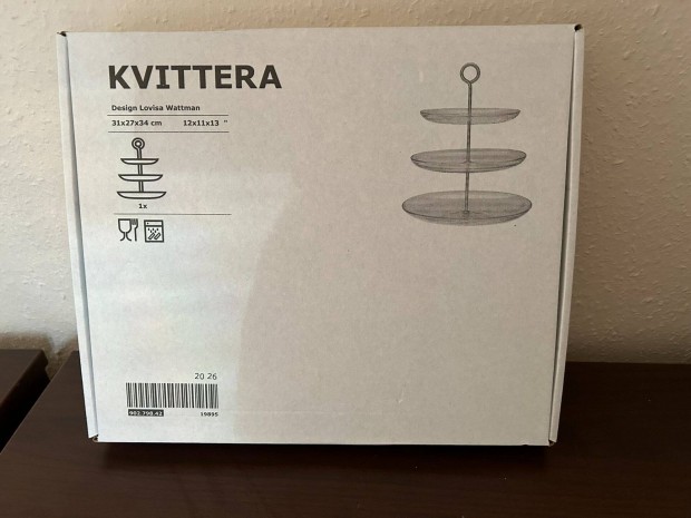 IKEA Kvittera Szervroztl 3 emeletes bontatlan